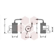 2700D165 VAN WEZEL Осушувач кондиціонера