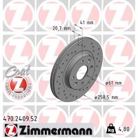 470.2409.52 ZIMMERMANN Гальмівний диск