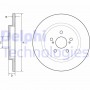 BG4650C DELPHI Гальмівний диск