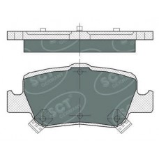 SP 382 PR SCT - MANNOL Комплект гальмівних колодок дисковий гальм