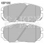 KBP1956 KEY PARTS Комплект гальмівних колодок дисковий гальм
