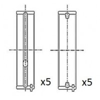 BM1046-025 FAI AutoParts Підшипник колінвала