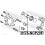 0176-NCP20F FEBEST Поршень корпус скоби гальма
