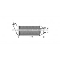 PEA4341 AVA QUALITY COOLING Интеркулер