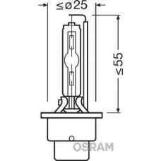 66240CLC OSRAM Лампа розжарювання фара дальнього світла
