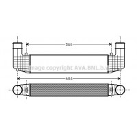 VN4157 AVA QUALITY COOLING Интеркулер