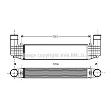 VN4157 AVA QUALITY COOLING Интеркулер