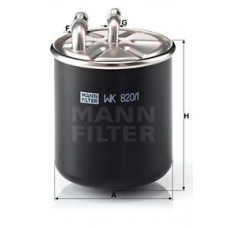 Паливний фільтр MANN-FILTER WK 820/1