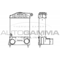 101896 AUTOGAMMA Интеркулер