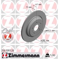 250.1397.20 ZIMMERMANN Гальмівний диск