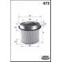 LFAF358 LUCAS FILTERS Повітряний фільтр