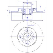 142.1316 CAR Гальмівний диск