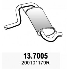 13.7005 ASSO Глушник вихлопних газів кінцевий