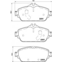 P 50 119 BREMBO КомплеК т гальмівних колодок, дискове гальмо