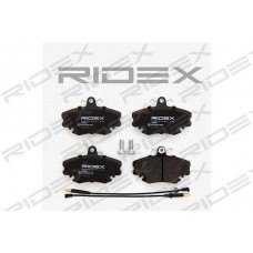 402B0036 RIDEX Комплект гальмівних колодок дисковий гальм