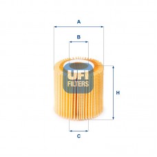 25.150.00 UFI Масляний фільтр
