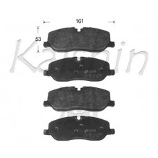 FK10168 KAISHIN Комплект гальмівних колодок дисковий гальм