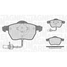 363916060142 MAGNETI MARELLI КомплеК т гальмівних колодок, дискове гальмо