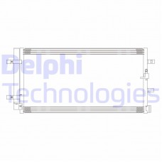 CF20307 DELPHI Конденсатор кондиціонера