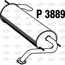 P3889 FENNO Глушник вихлопних газів кінцевий