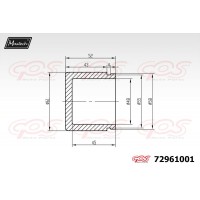 72961001 MAXTECH Поршень корпус скоби гальма
