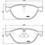 P 06 076 BREMBO Комплект гальмівних колодок дисковий гальм