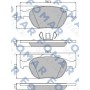 FO 907781 FOMAR Friction КомплеК т гальмівних колодок, дискове гальмо