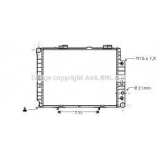 MSA2283 AVA QUALITY COOLING Радіатор охолодження двигуна
