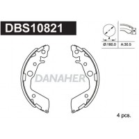 DBS10821 DANAHER Комплект гальмівних колодок