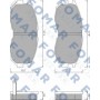 FO 479181 FOMAR Friction Комплект гальмівних колодок дисковий гальм