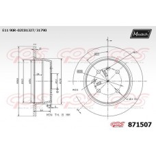 871507 MAXTECH Гальмівний диск