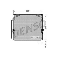DCN50036 DENSO Конденсатор кондиціонера