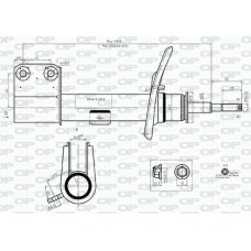 SAB8505.31 OPEN PARTS Амортизатор