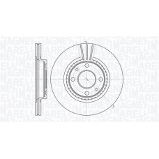361302040240 MAGNETI MARELLI Гальмівний диск