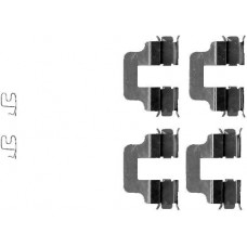 8DZ 355 202-781 HELLA PAGID Комплектуючі колодки дискового гальма
