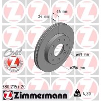 380.2157.20 ZIMMERMANN Гальмівний диск