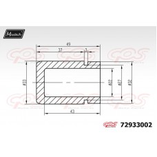 72933002 MAXTECH Поршень корпус скоби гальма