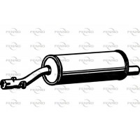 P4693 FENNO Середній глушник вихлопних газів