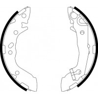 8DB 355 002-271 HELLA PAGID Комплект гальмівних колодок