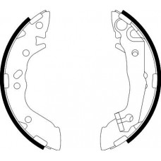 8DB 355 002-271 HELLA PAGID Комплект гальмівних колодок
