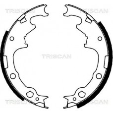 8100 10001 TRISCAN Комплект гальмівних колодок