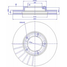 142.935 CAR Гальмівний диск