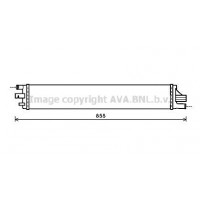 RTA2559 AVA QUALITY COOLING Радіатор охолодження двигуна