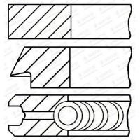 08-442900-00 GOETZE ENGINE Комплект поршневих кілець