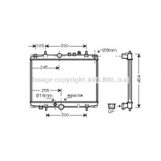 PE2235 AVA QUALITY COOLING Радіатор охолодження двигуна
