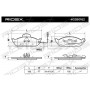 402B0162 RIDEX Комплект гальмівних колодок дисковий гальм