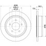 MDC1331 MINTEX Гальмівний диск