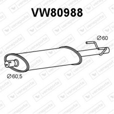 VW80988 VENEPORTE Предглушник вихлопних газів