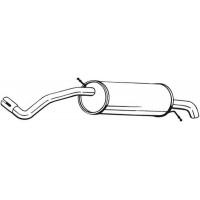 233-347 BOSAL Глушник вихлопних газів кінцевий