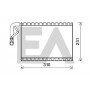43B50018 EACLIMA Випарник кондиціонера